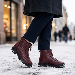 Winterella™ Útulné zimní kotníkové boty na zip