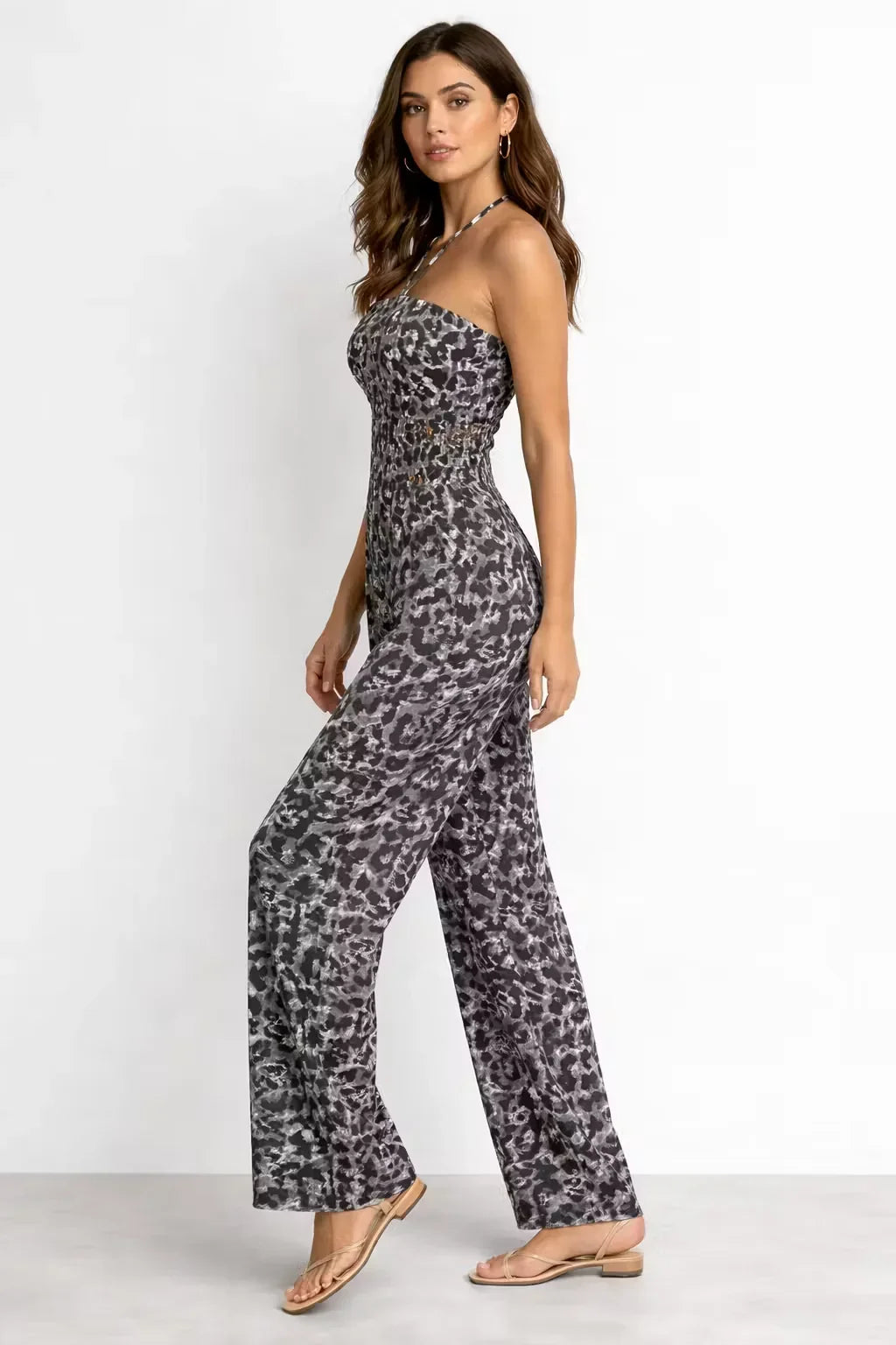 Yara Barbieri™ Volný leopardí overal pro bezstarostný styl