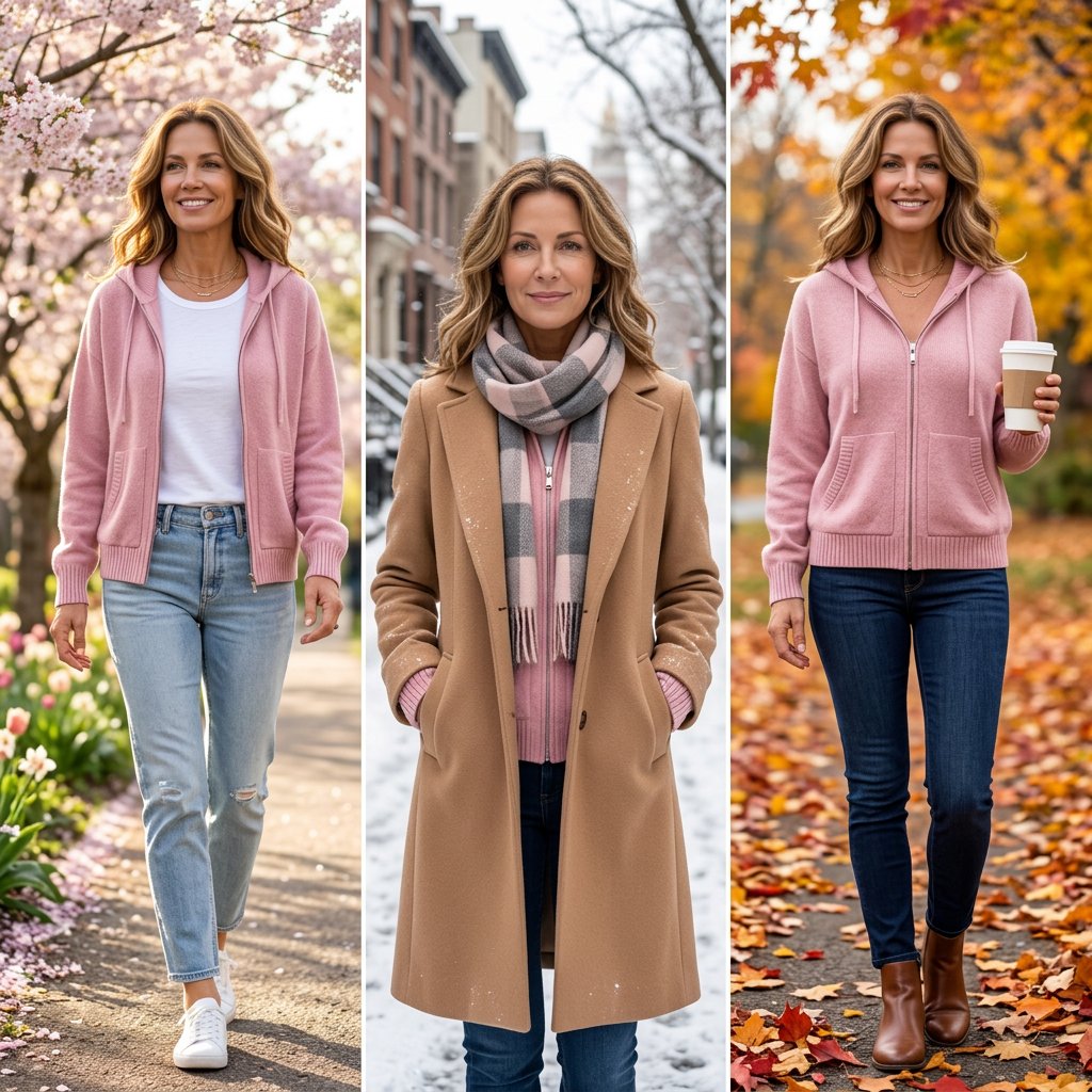 Yara Barchetti™ Útulný cardigan s kapucí pro každodenní vrstvení