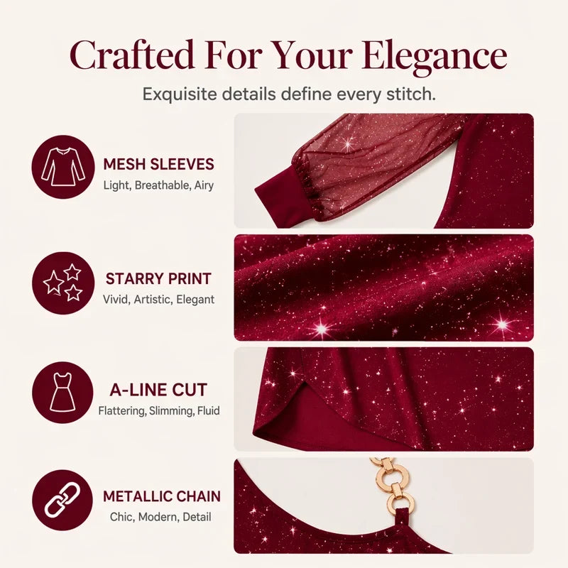 Zaira Bonarrigo™ Elegant Sleeve Evening Dress