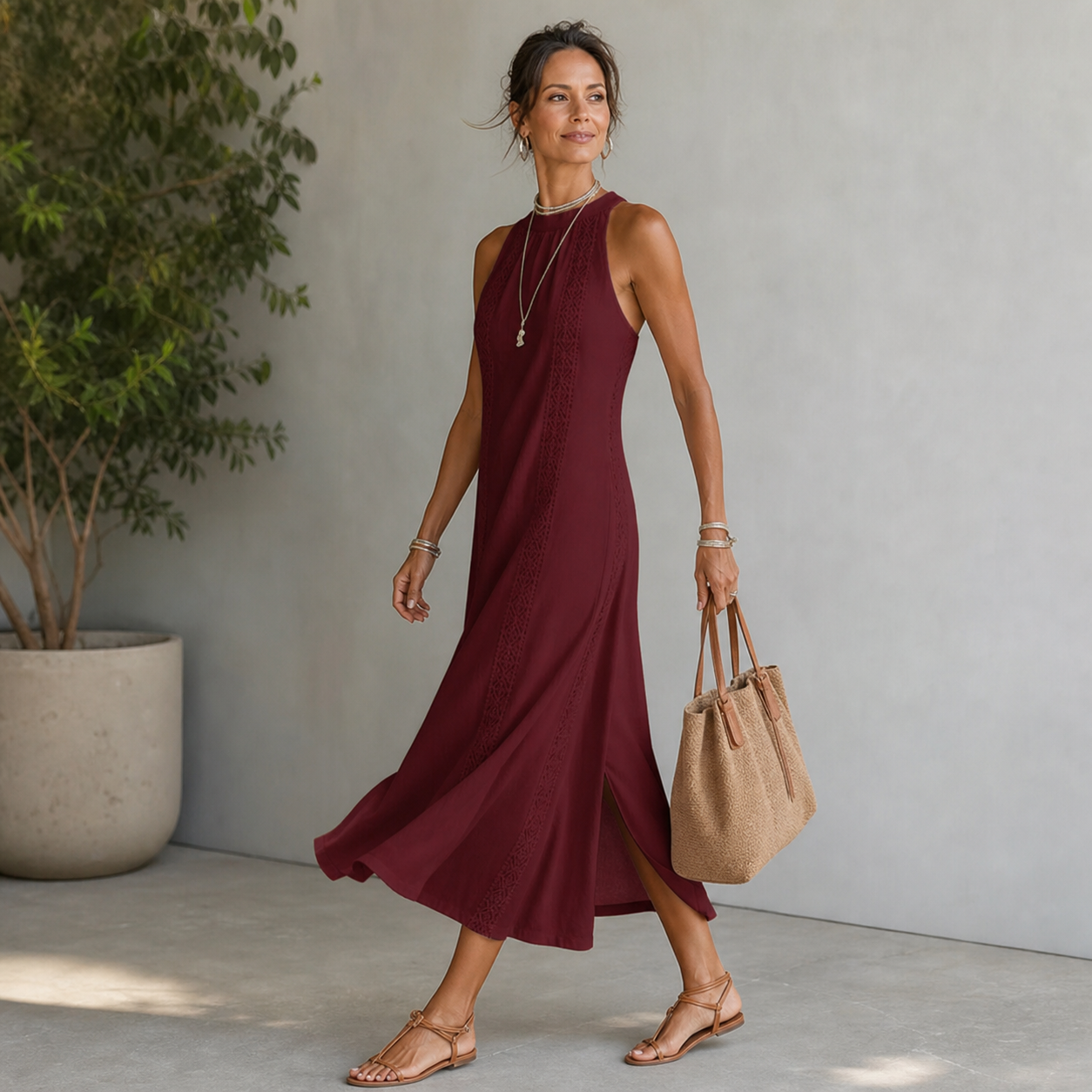 Zaira Zanardi™ Univerzální midi šaty pro bezstarostný styl
